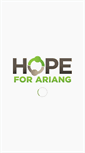 Mobile Screenshot of hopeforariang.org